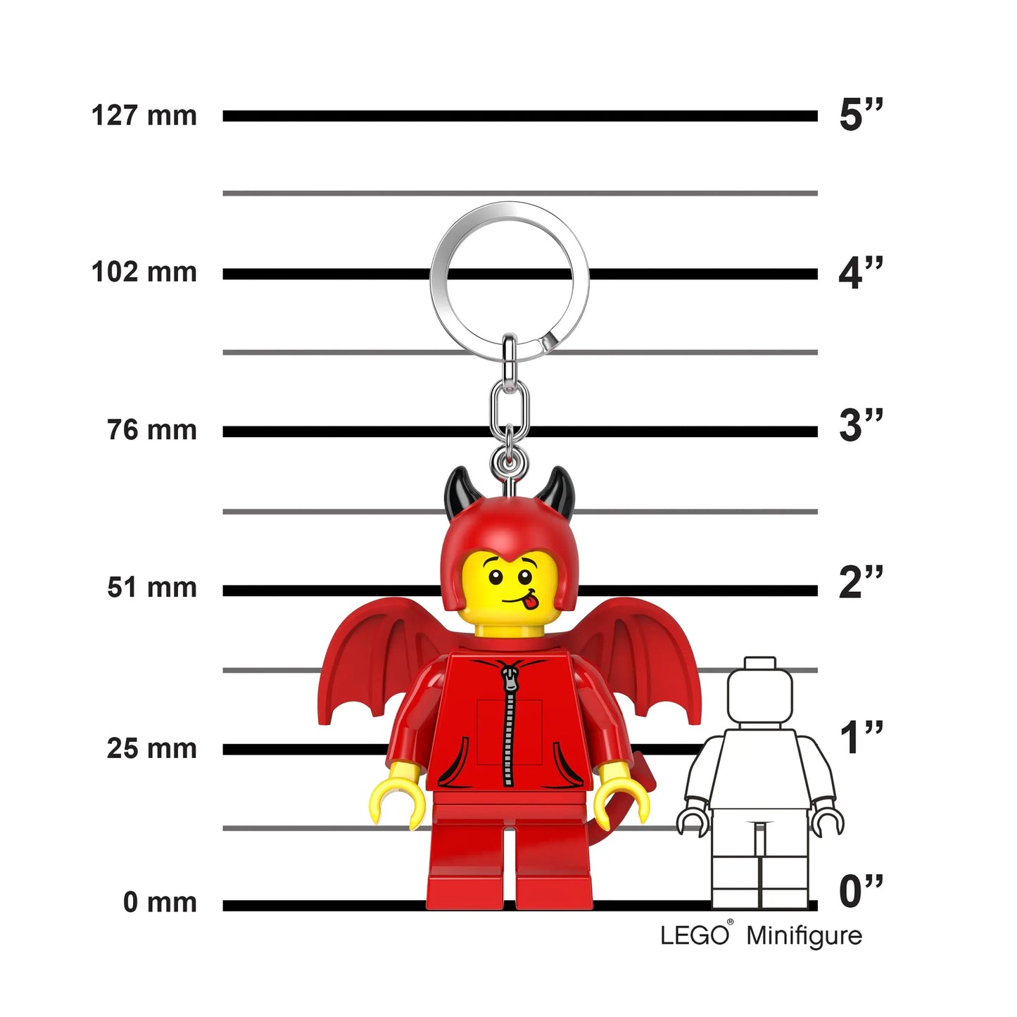 LEGO Minifigures Keychain Light - Cute Little Devil (KE215H) IQ Hong Kong, Ltd.