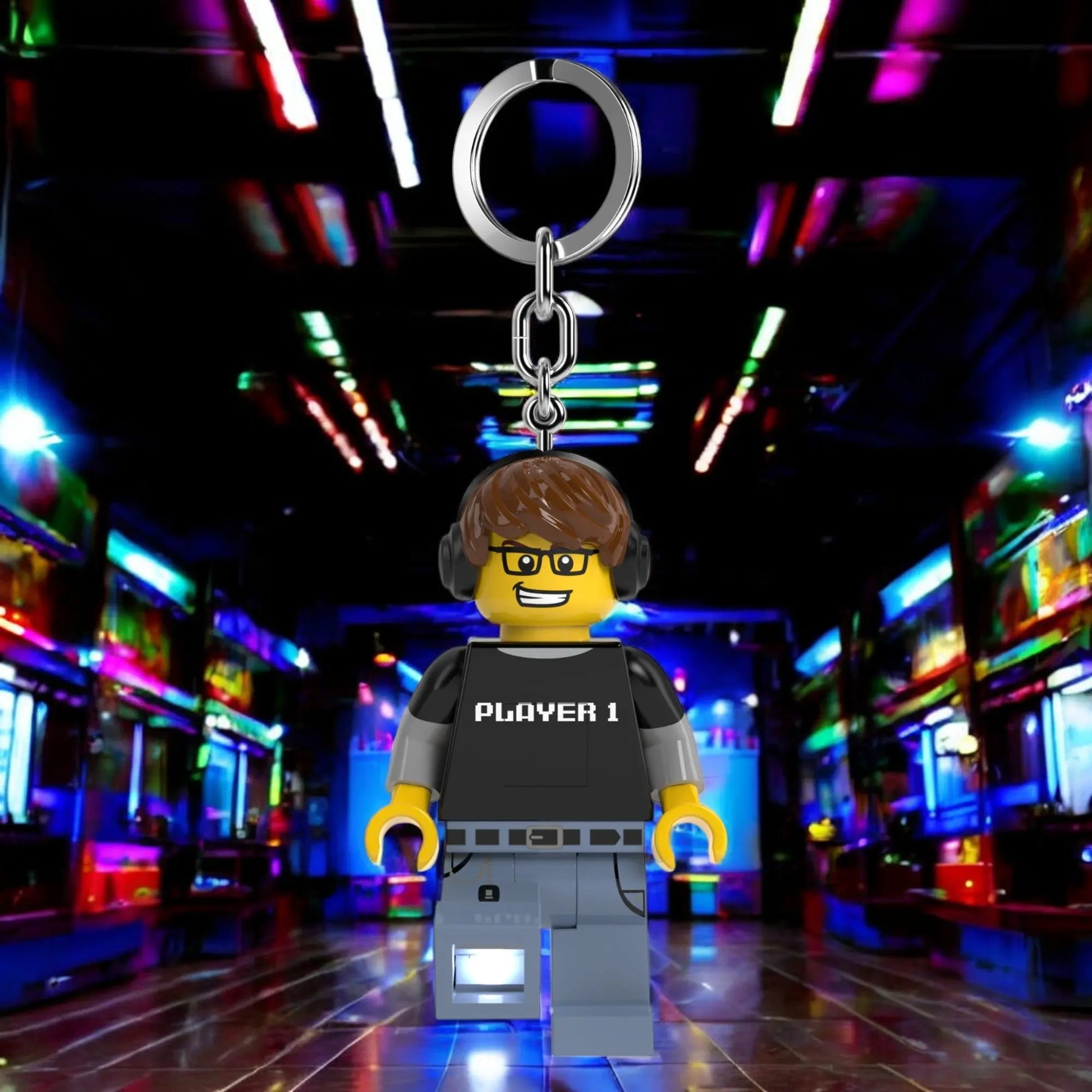 LEGO Minifigures Keychain Light - Video Game Guy (KE217H) IQ Hong Kong, Ltd.