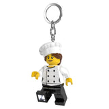 LEGO Minifigures Large 3 Inch Tall Figure Keychain Light - Female Chef (KE218H)