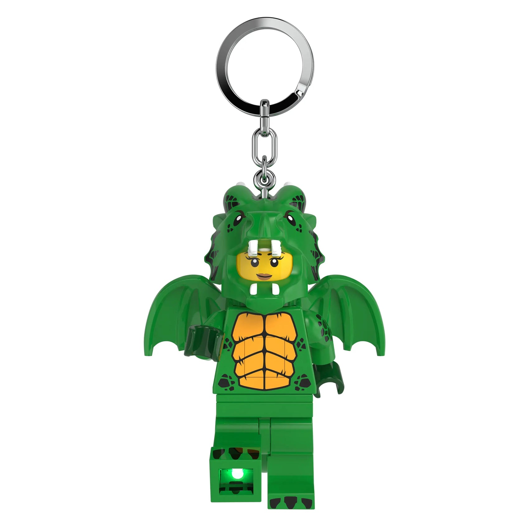 LEGO Minifigures Keychain Light - Green Dragon Costume Girl (KE224H) IQ Hong Kong, Ltd.