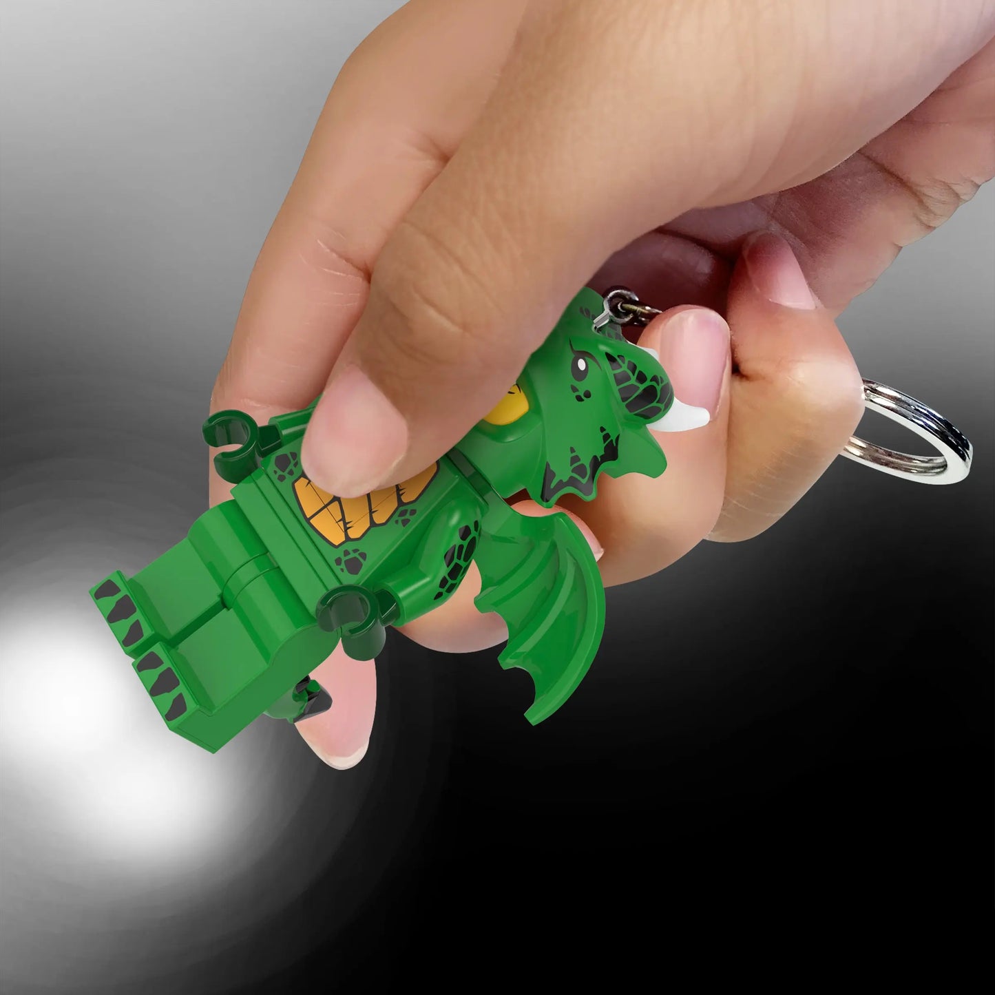 LEGO Minifigures Keychain Light - Green Dragon Costume Girl (KE224H) IQ Hong Kong, Ltd.