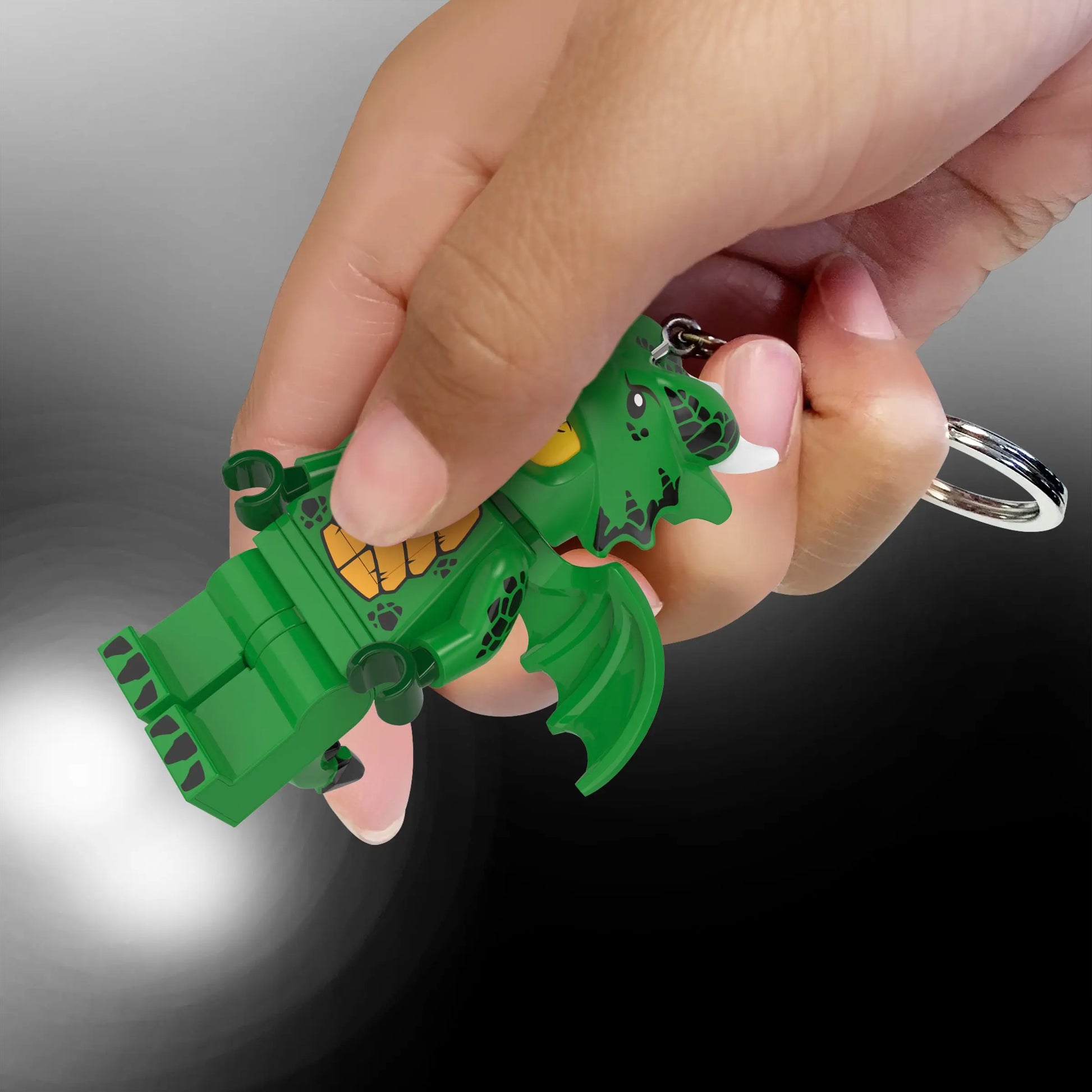LEGO Minifigures Keychain Light - Green Dragon Costume Girl (KE224H) IQ Hong Kong, Ltd.