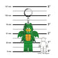 LEGO Minifigures Keychain Light - Green Dragon Costume Girl (KE224H) IQ Hong Kong, Ltd.