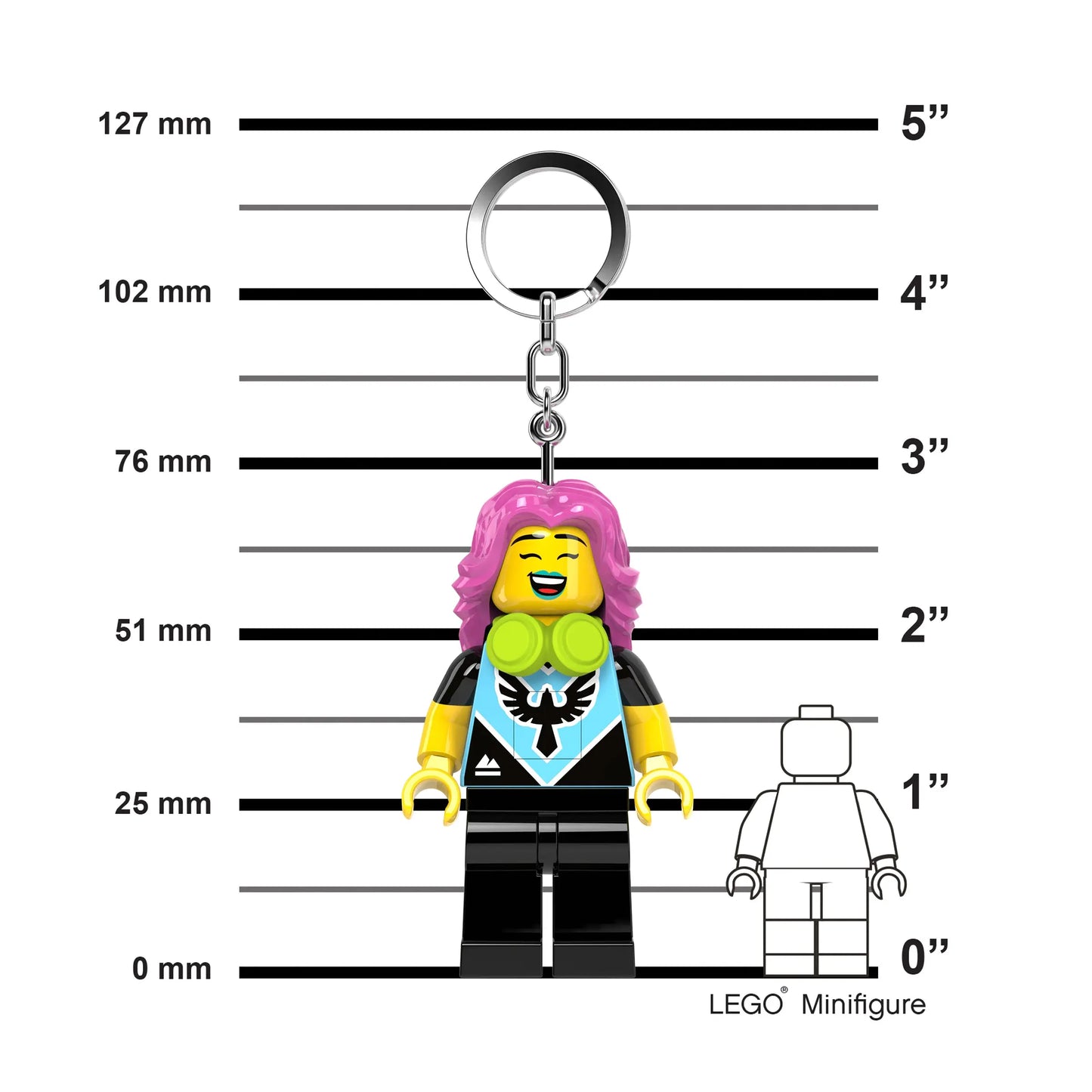 LEGO Minifigures Keychain Light - E-Sports Girl (KE229H) IQ Hong Kong, Ltd.