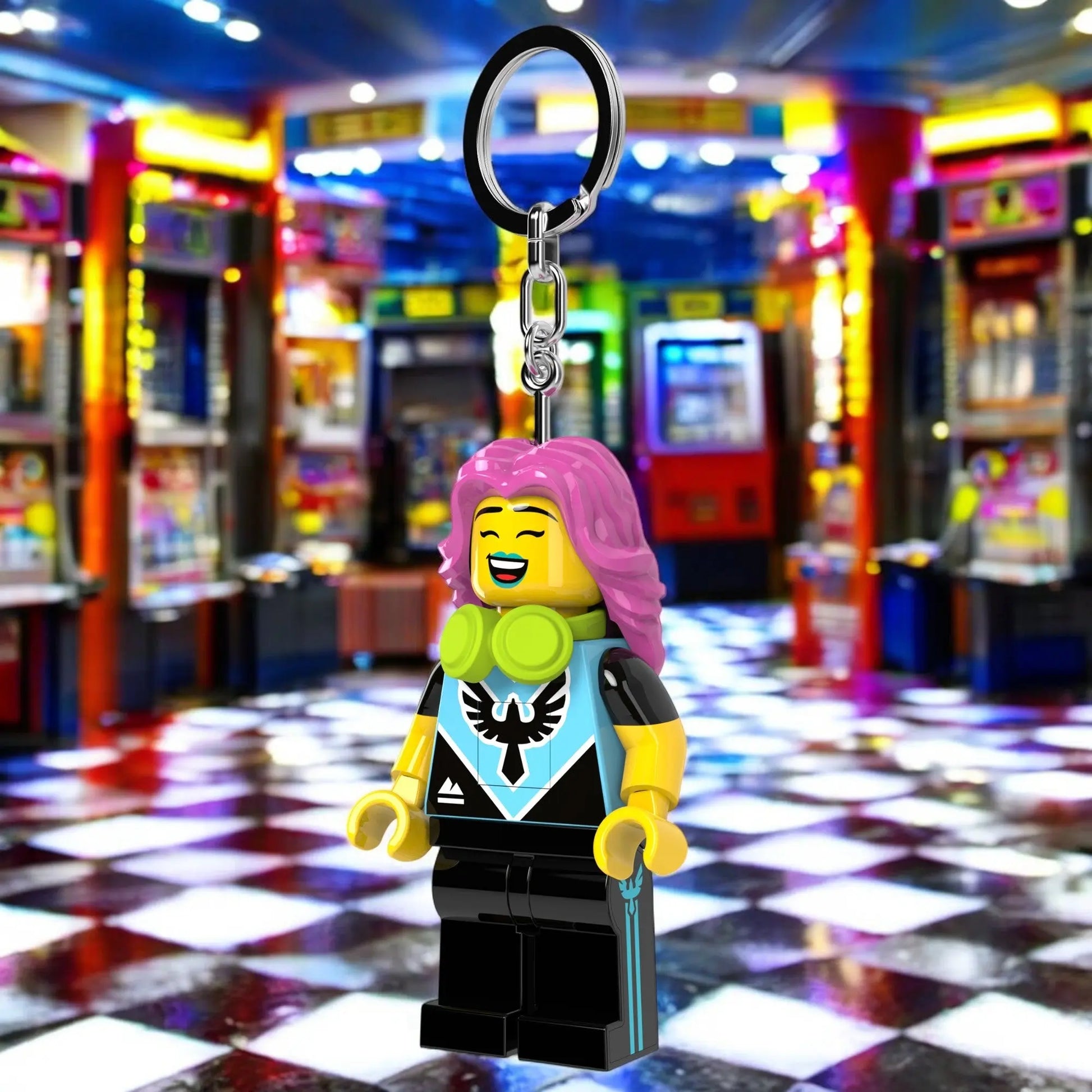 LEGO Minifigures Keychain Light - E-Sports Girl (KE229H) IQ Hong Kong, Ltd.