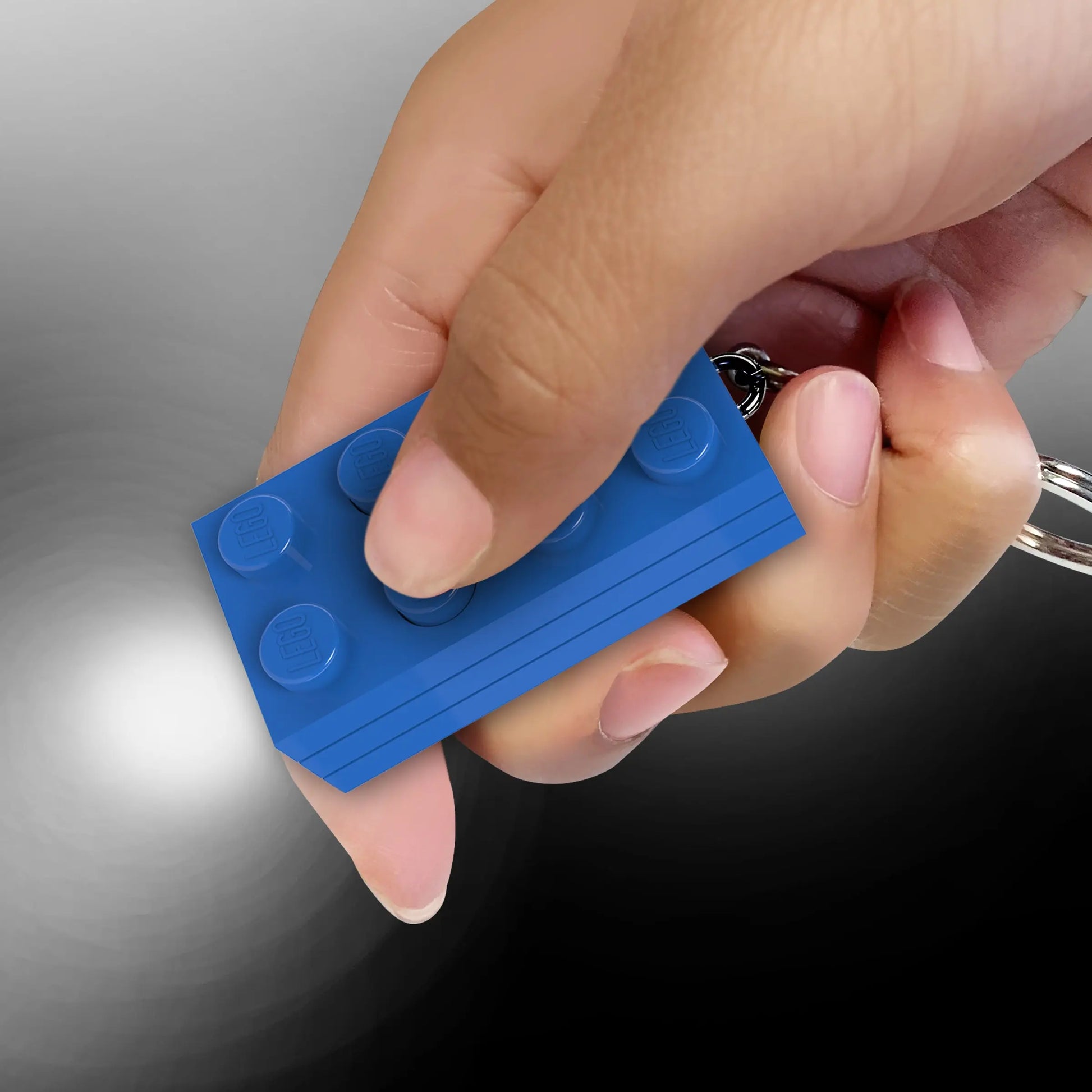 LEGO 2x4 Brick Keychain Light - Blue (KE234HB) IQ Hong Kong, Ltd.