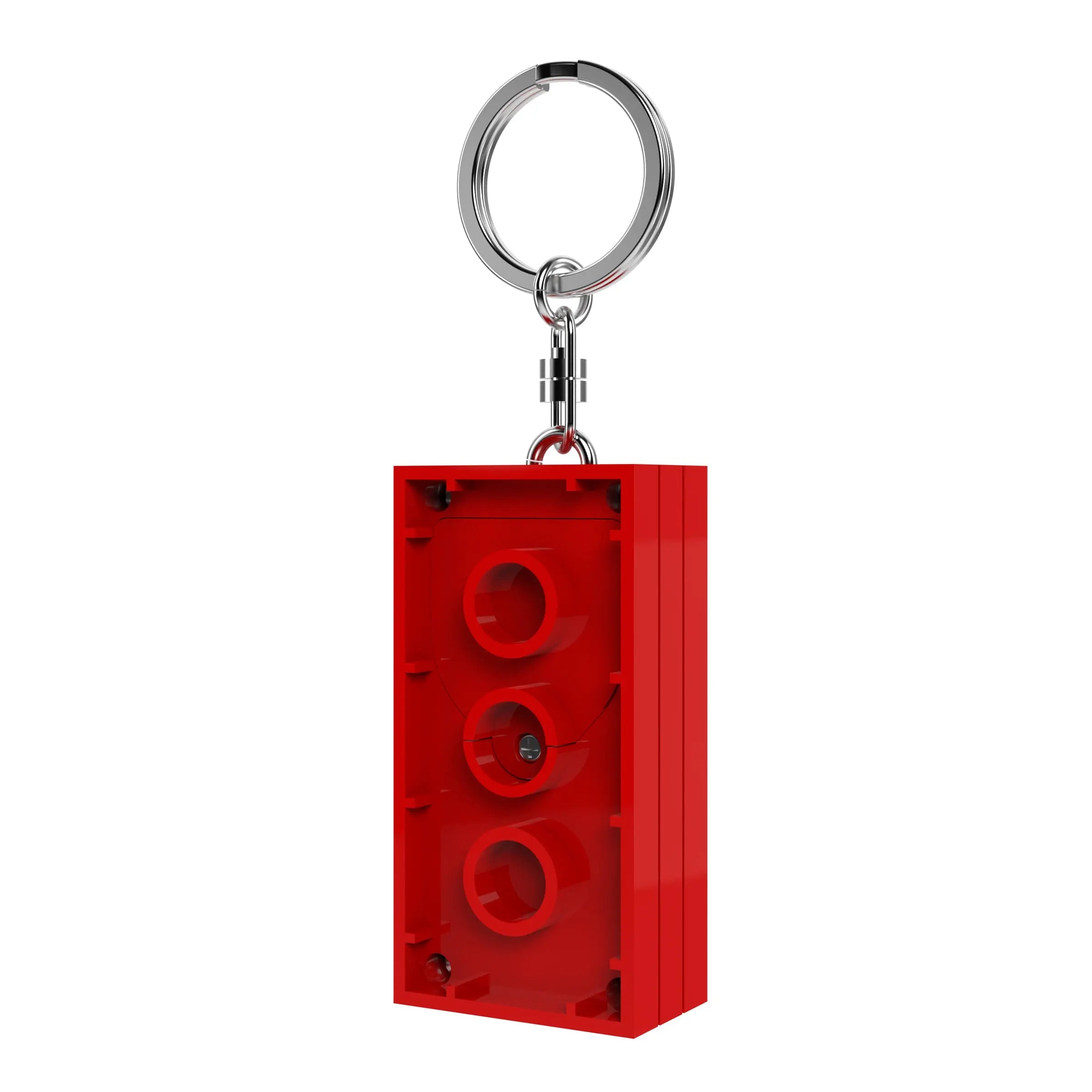 LEGO 2x4 Brick Keychain Light - Red (KE234HR) | Santoki