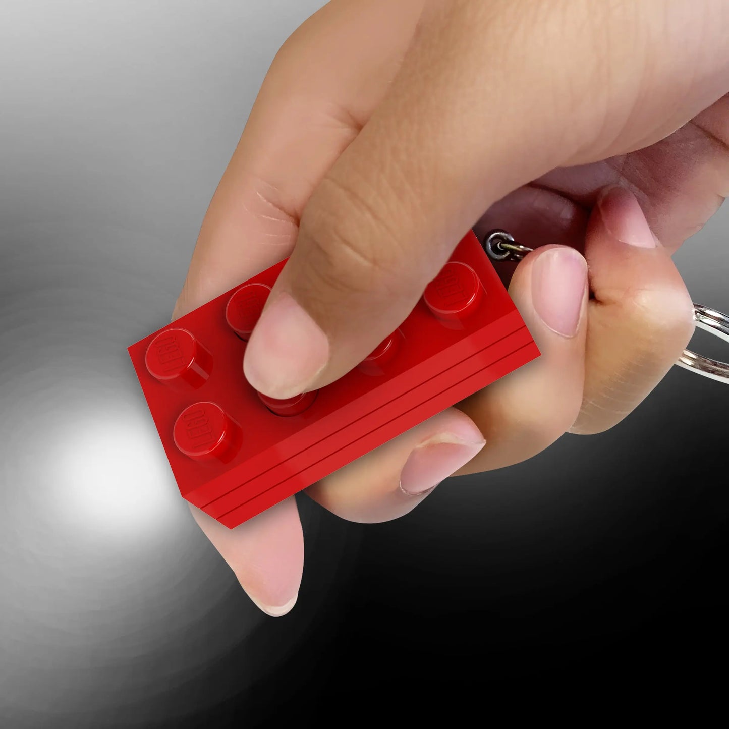 LEGO 2x4 Brick Keychain Light - Red (KE234HR) IQ Hong Kong, Ltd.