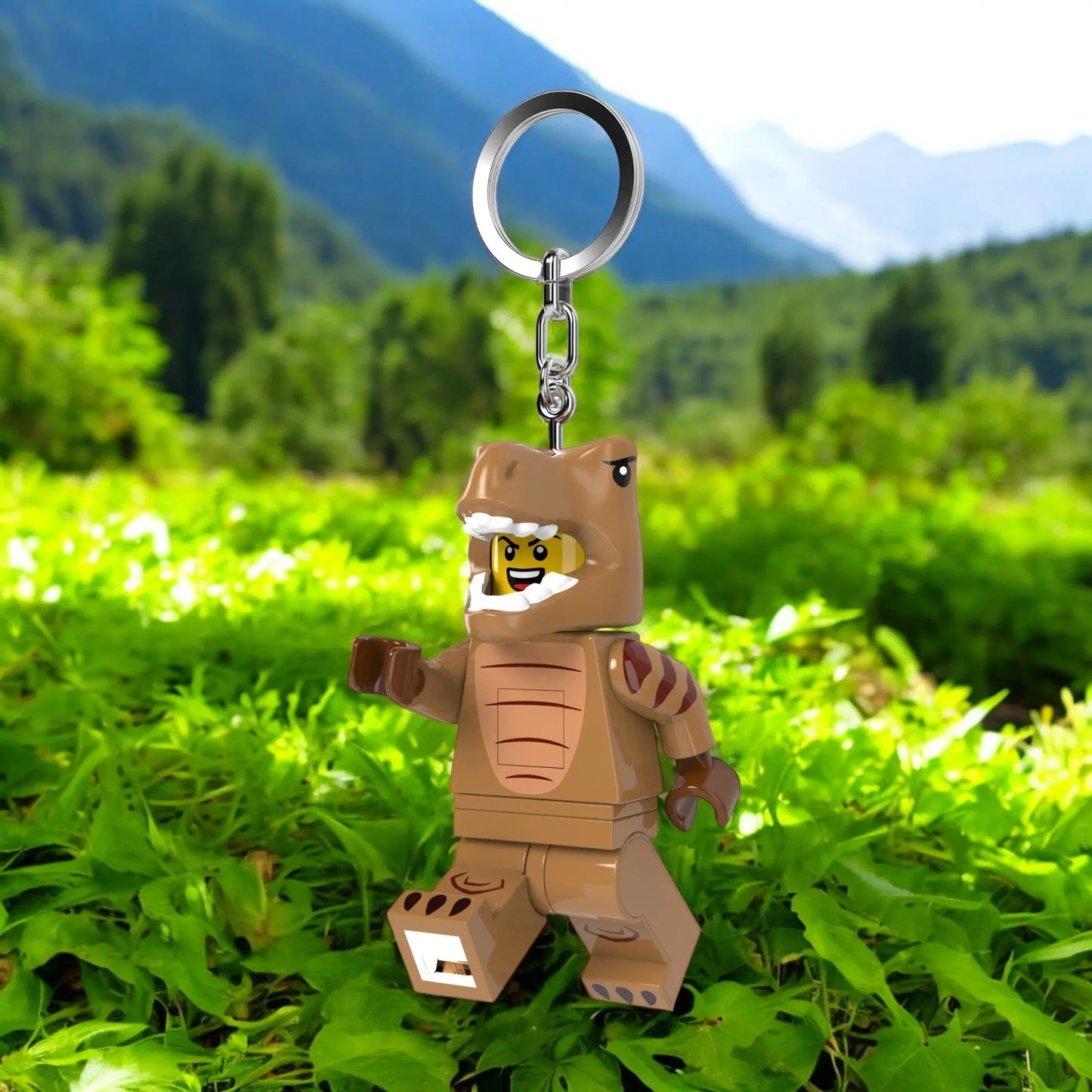LEGO Minifigures Large Keychain Light - T-Rex Costume Fan (KE237H) IQ Hong Kong, Ltd.