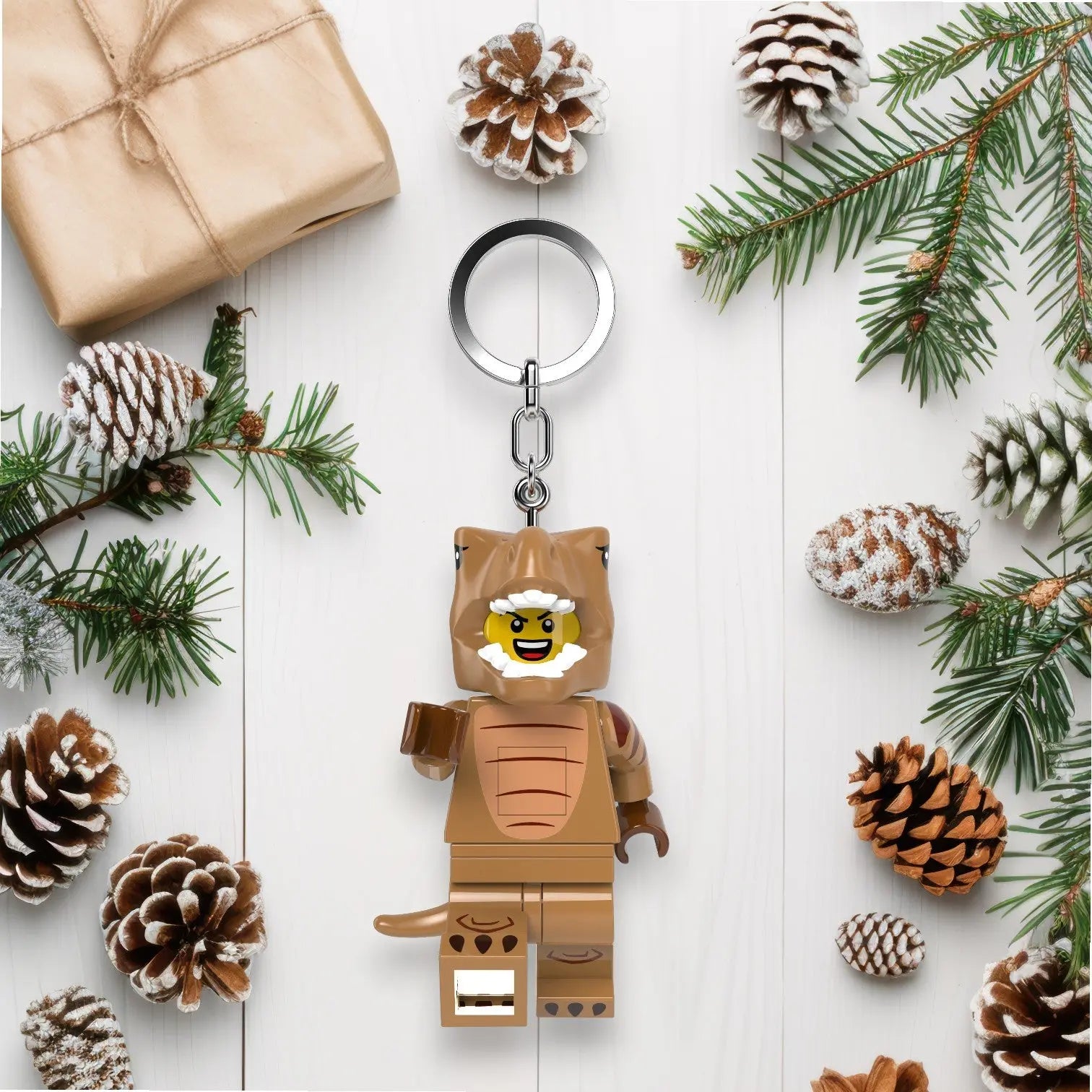LEGO® Minifigures Large Keychain Light - T-Rex Costume Fan (KE237H) IQ Hong Kong, Ltd.