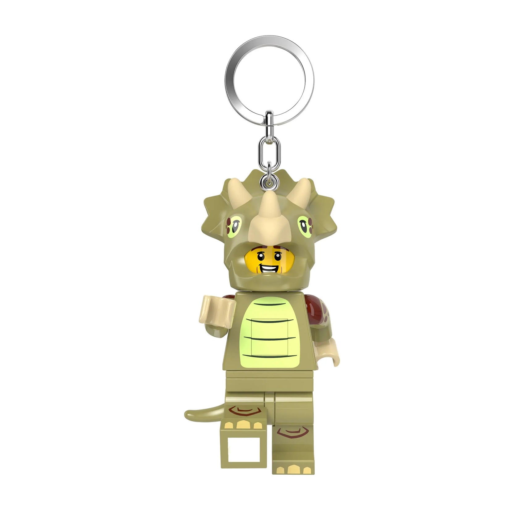 LEGO Minifigures Keychain Light - Triceratops Costume Fan (KE238H) IQ Hong Kong, Ltd.