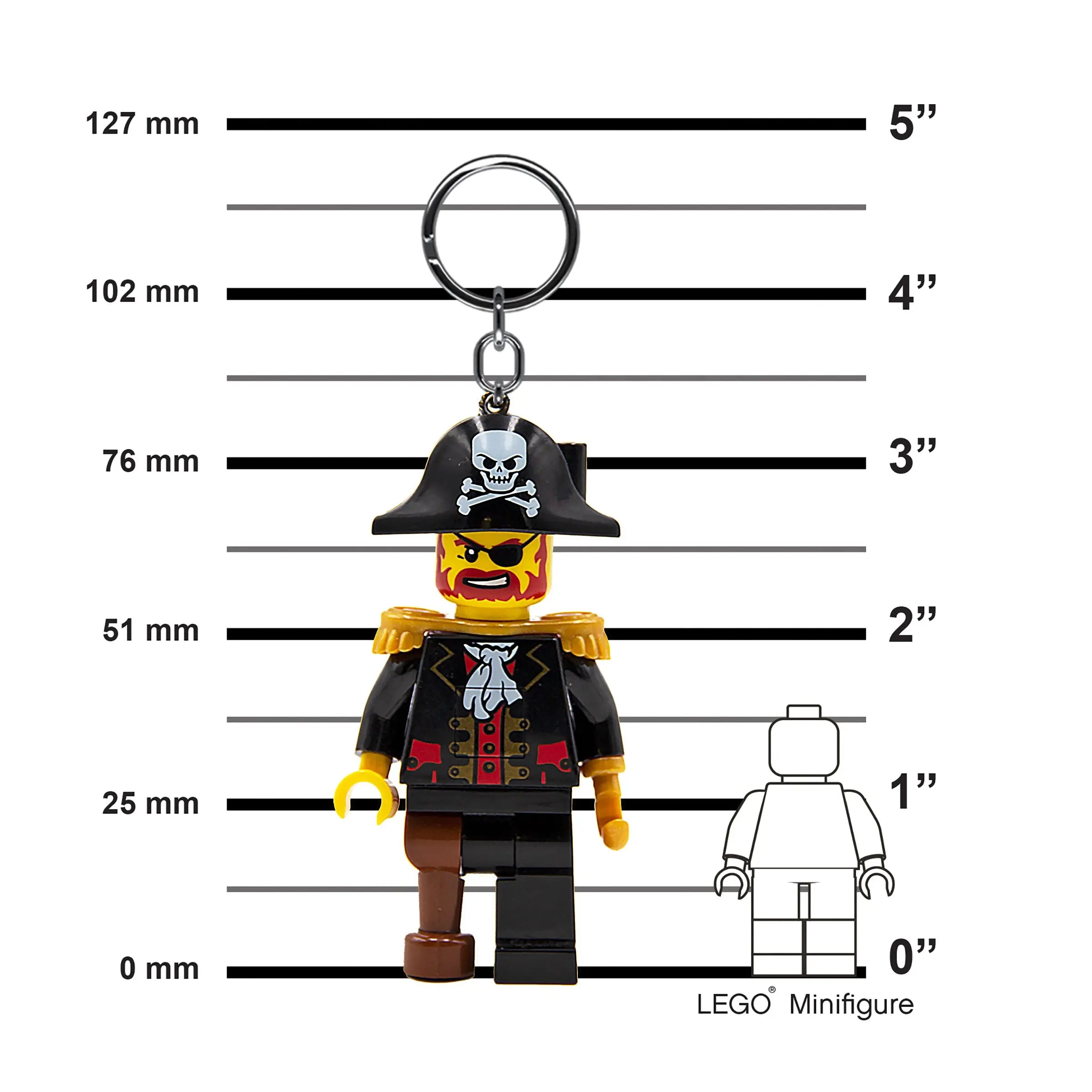 LEGO Keychain Light Captain Brickbeard (KE23H) | Santoki