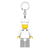 LEGO Minifigures Large 3 Inch Tall Figure Keychain Light - Chef (KE24H)