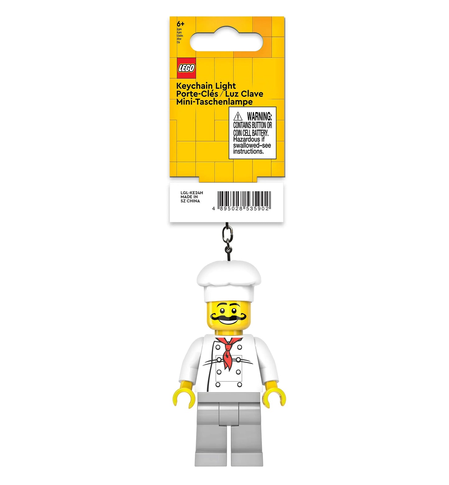 LEGO Minifigures Keychain Light - Chef (KE24H) IQ Hong Kong, Ltd.