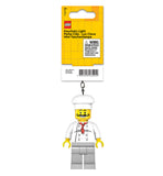 LEGO Minifigures Large 3 Inch Tall Figure Keychain Light - Chef (KE24H)