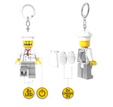 LEGO Minifigures Large 3 Inch Tall Figure Keychain Light - Chef (KE24H)