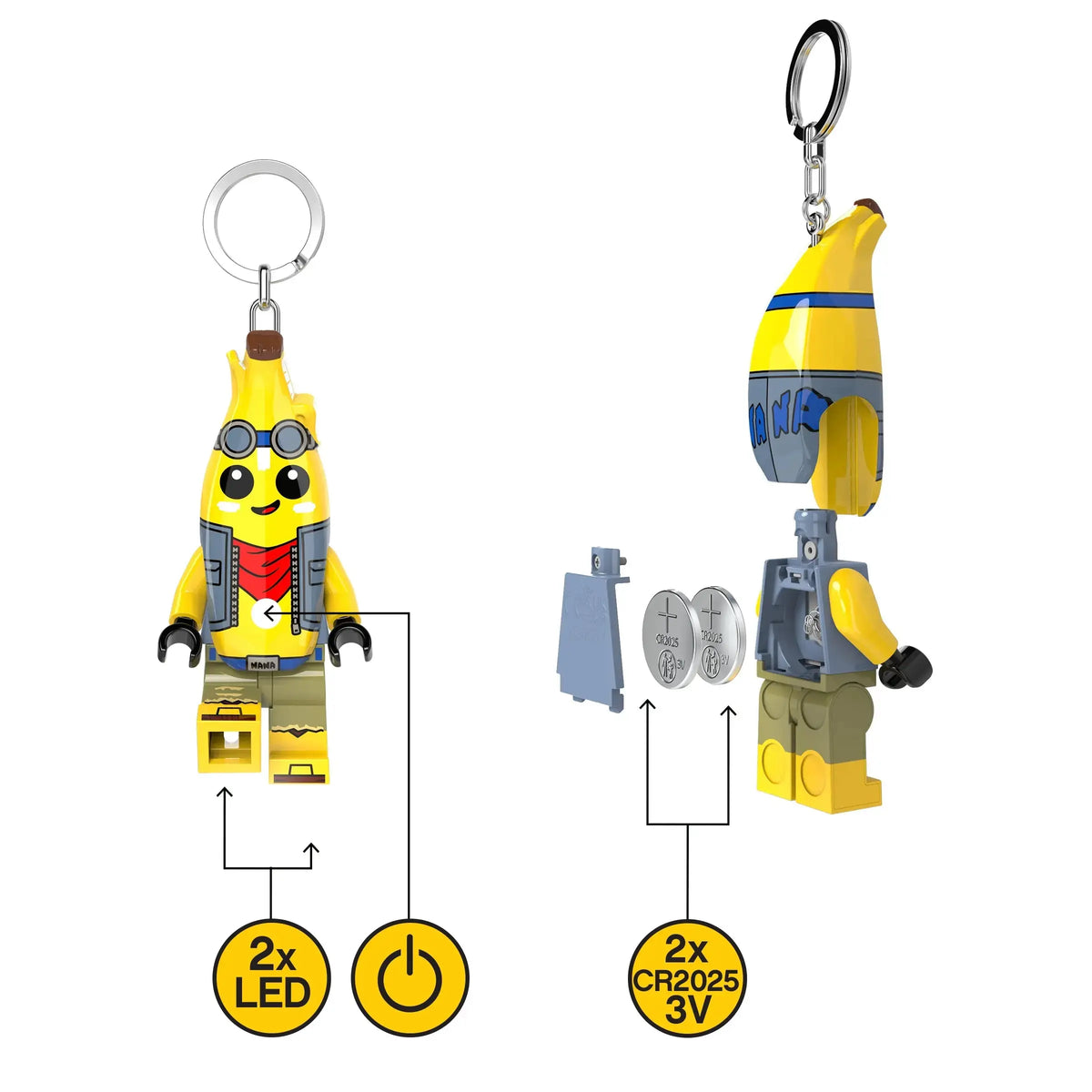 LEGO® Fortnite® Key Chain Light- Adventure Peely 