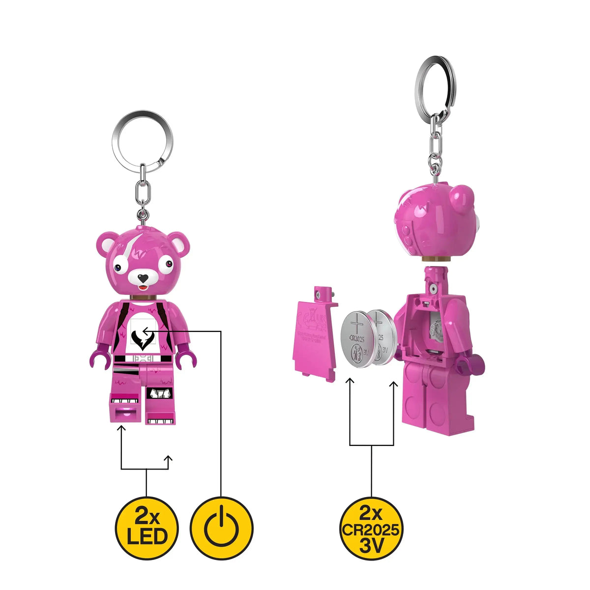 LEGO® Fortnite® Key Chain Light- Cuddle Team Leader 