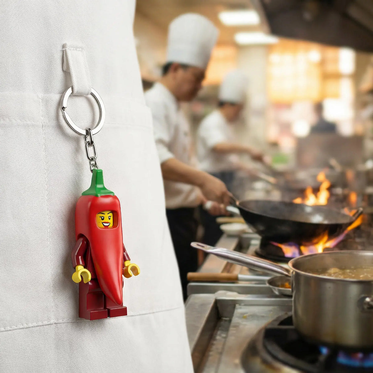 LEGO® Keychain Light - Chili Costume Girl 