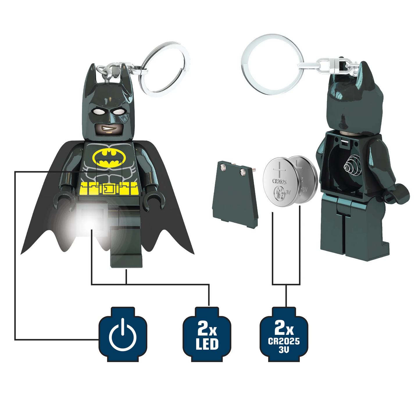 LEGO DC Super Heroes Keychain Light - Batman (KE26H) IQ Hong Kong, Ltd.