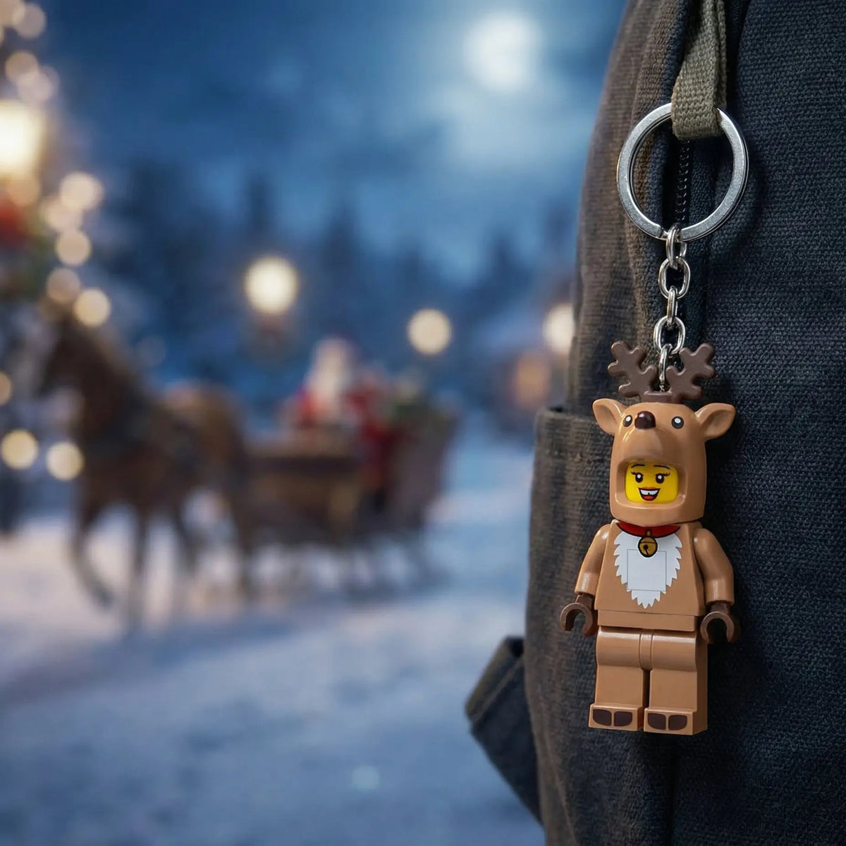 LEGO® Keychain Light - Reindeer Costume Girl (KE260H) 