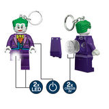 LEGO DC Super Heroes Large 3 Inch Tall Figure Keychain Light - The Joker (KE30AH)