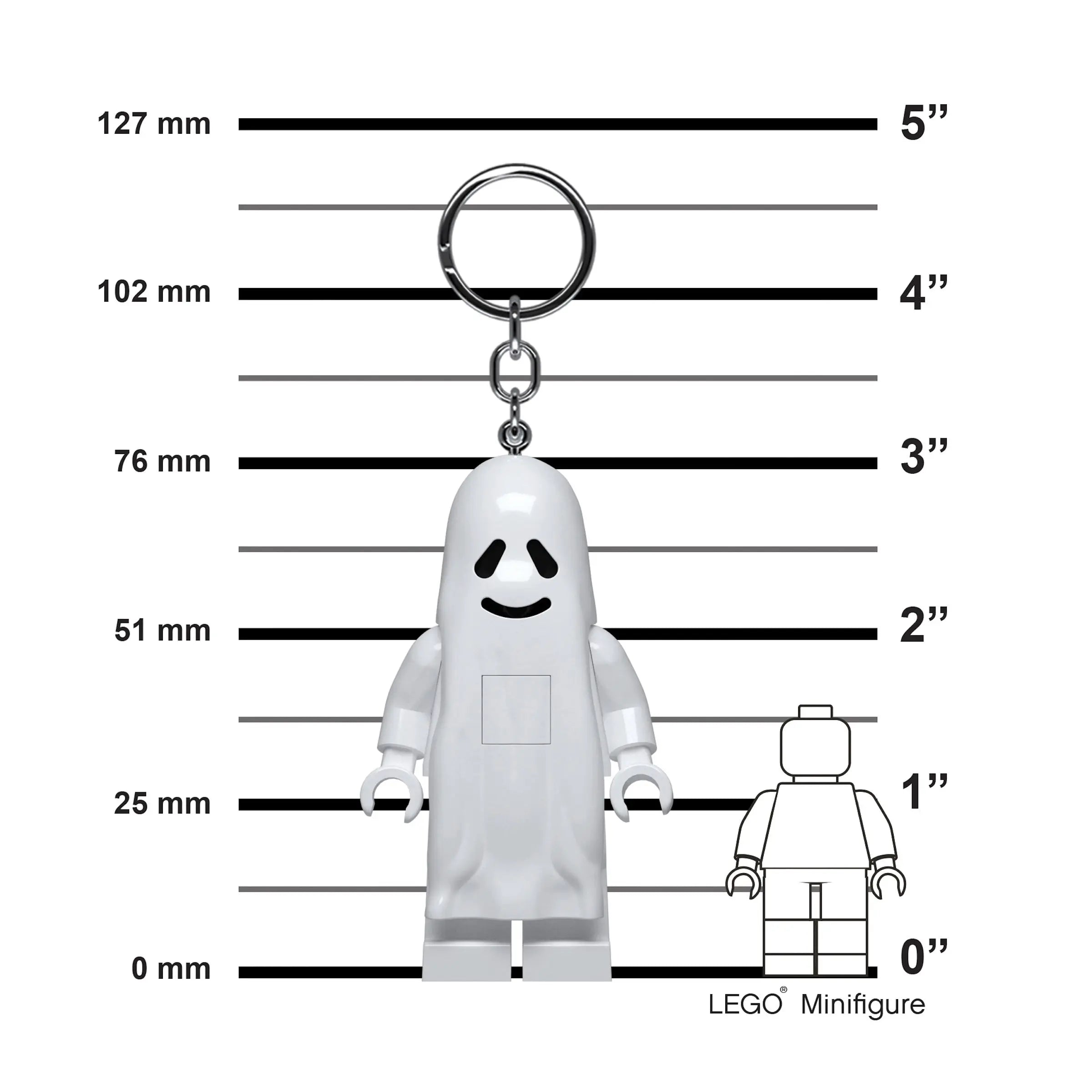 LEGO Minifigures Keychain Light - Ghost (KE48H) | Santoki