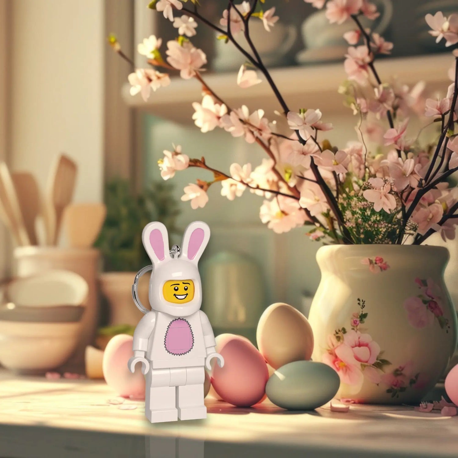LEGO Minifigures Keychain Light - Bunny Suit Guy (KE73H) IQ Hong Kong, Ltd.