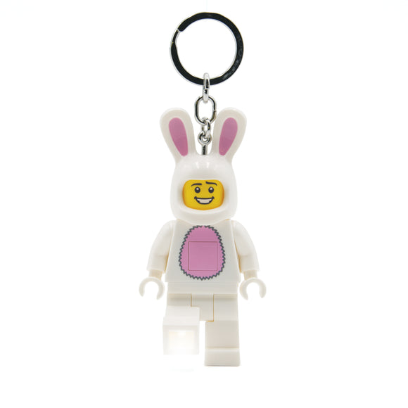 LEGO Minifigures Large 3 Inch Tall Figure Keychain Light - Bunny Suit Guy (KE73H)