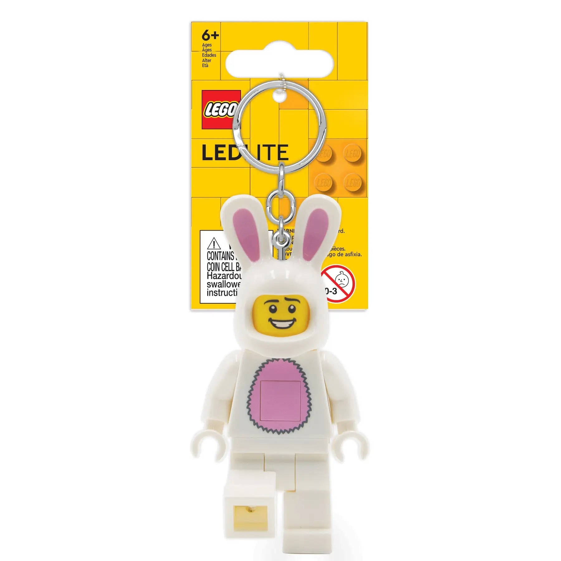 LEGO Minifigures Keychain Light - Bunny Suit Guy (KE73H) IQ Hong Kong, Ltd.