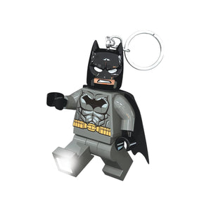 LEGO DC Super Heroes Large 3 Inch Tall Figure Keychain Light - Batman (KE92H)