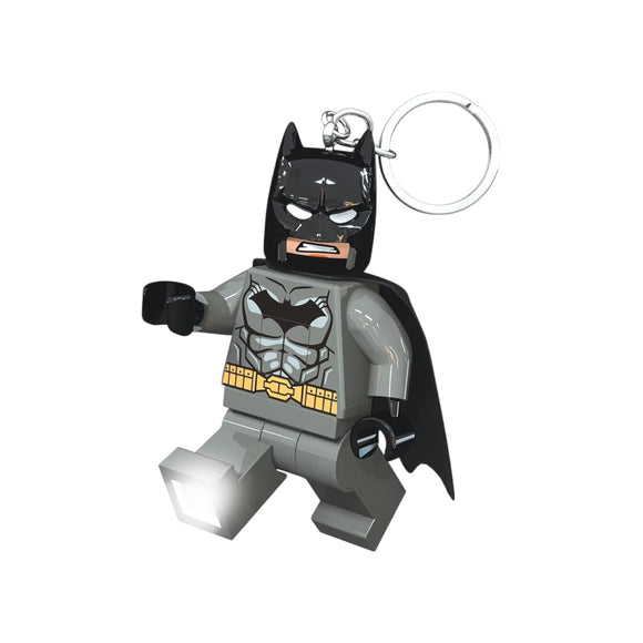 LEGO DC Super Heroes Large 3 Inch Tall Figure Keychain Light - Batman (KE92H)