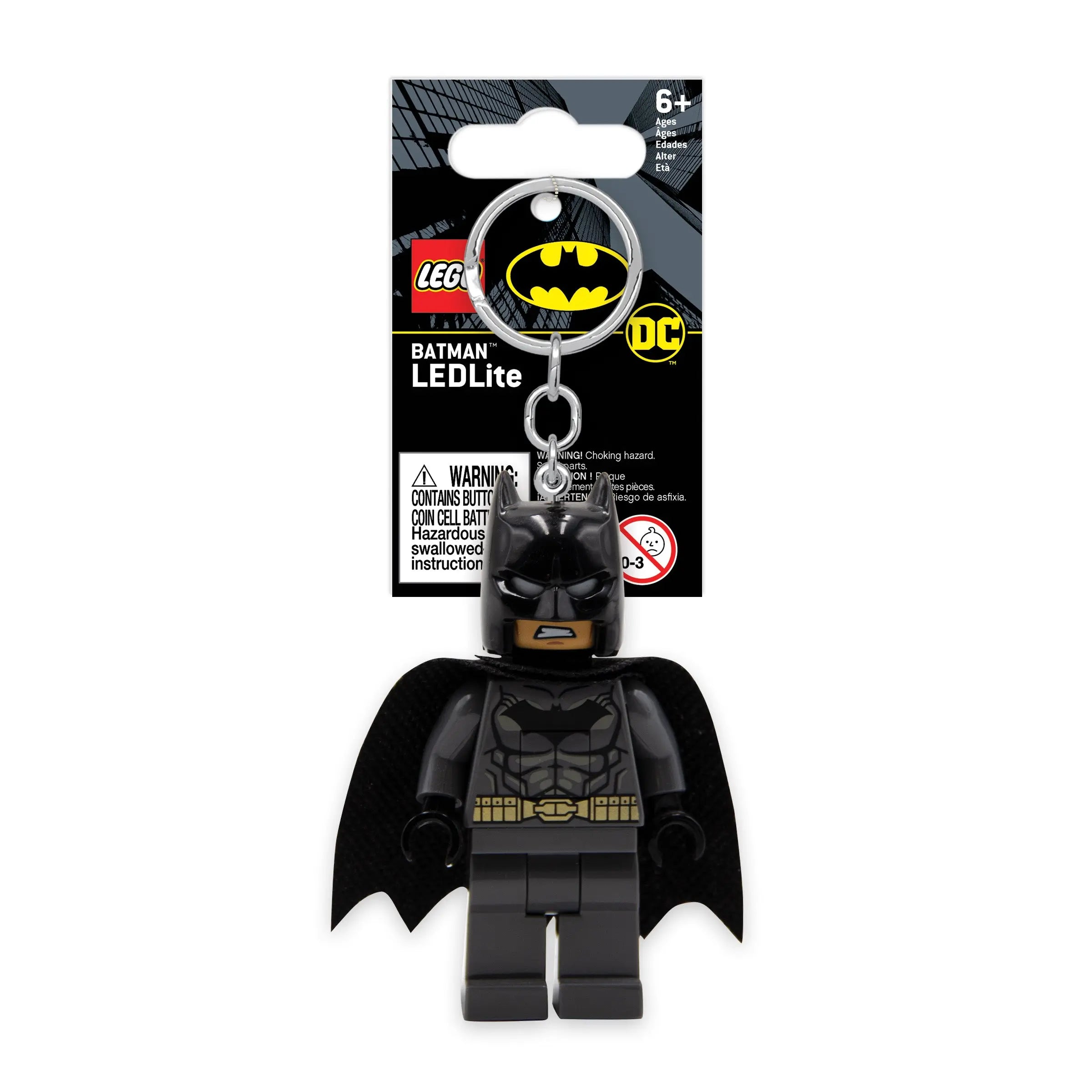 LEGO DC Super Heroes Grey Batman LED Keychain – Santoki