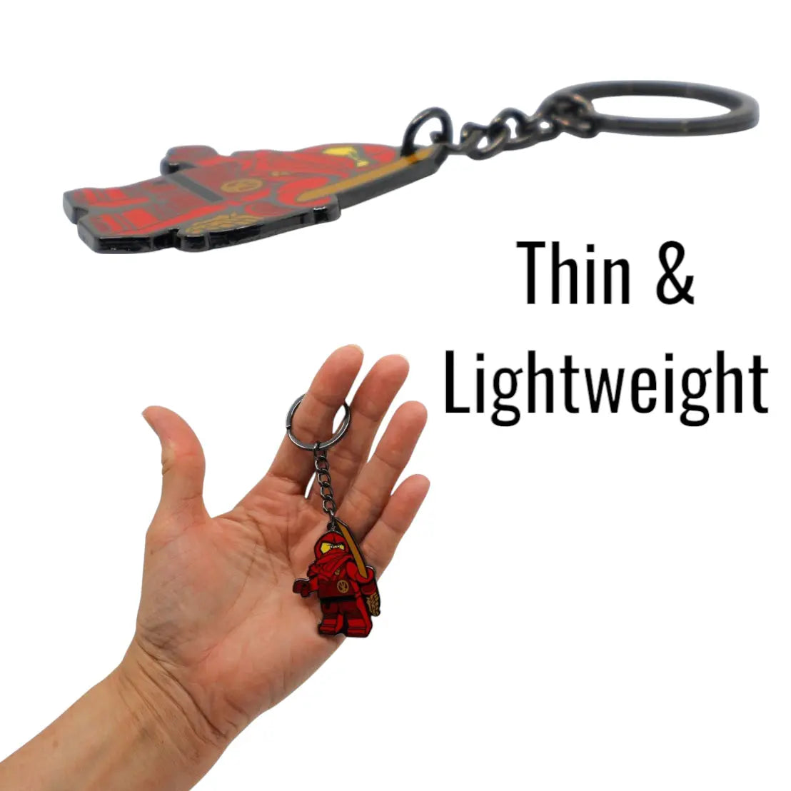 LEGO NINJAGO Enamel Keychain -  Kai (53337) IQ Hong Kong, Ltd.