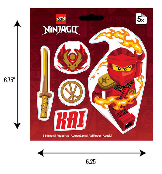 LEGO® NINJAGO® Sticker - Kai (53849) 