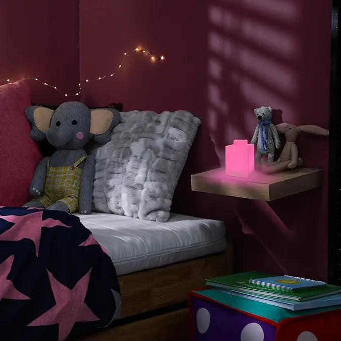 LEGO Classic 1x1 Silicone Brick Night Light - Pink IQ Hong Kong, Ltd.