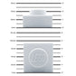 LEGO Iconic 1x1 Plate Silicone Night Light - White (LP50) IQ Hong Kong, Ltd.