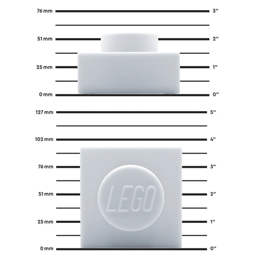 LEGO Iconic 1x1 Plate Silicone Night Light - White (LP50) IQ Hong Kong, Ltd.