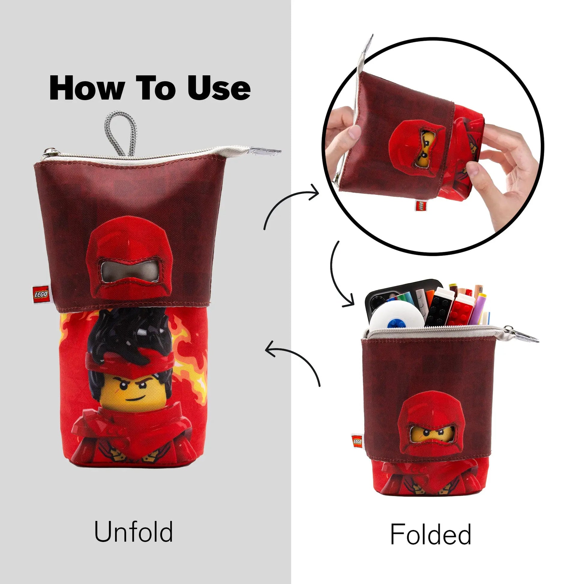 LEGO NINJAGO Pop Up Pencil Case - Kai (53460) IQ Hong Kong, Ltd.