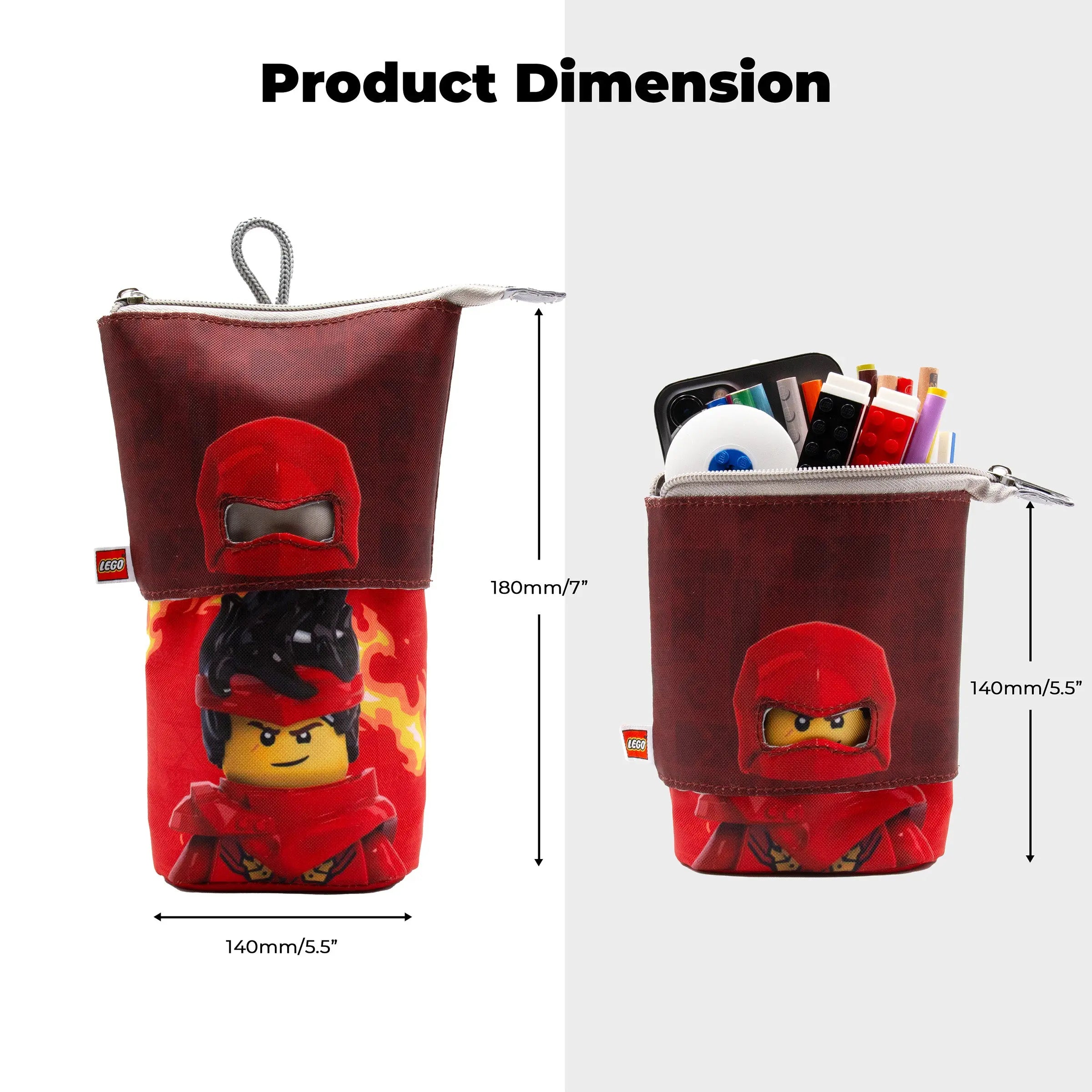 LEGO NINJAGO Pop Up Pencil Case - Kai (53460) | Santoki