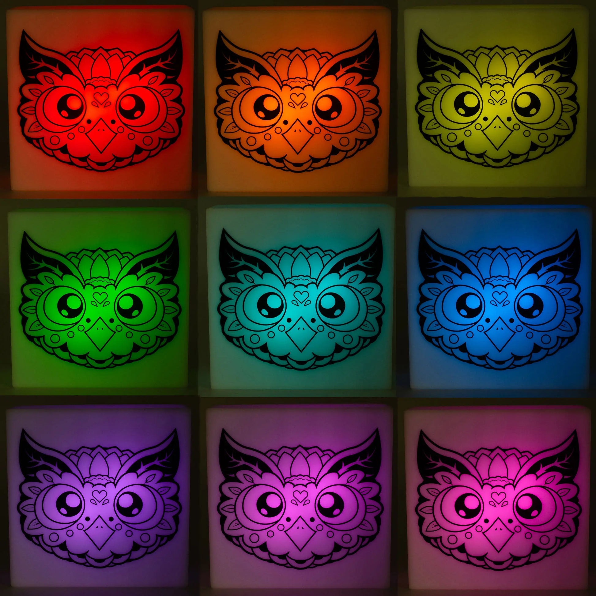 Zoolight DIY Create Your Own Coloring Night Light Craft Kit - Owl (ZNOW) IQ Hong Kong, Ltd.