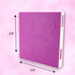LEGO Locking Notebook with Gel Pen Square Red Violet - in Box 