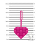 LEGO Bag Tag 3x3 Heart - Pink (53692) IQ Hong Kong, Ltd.