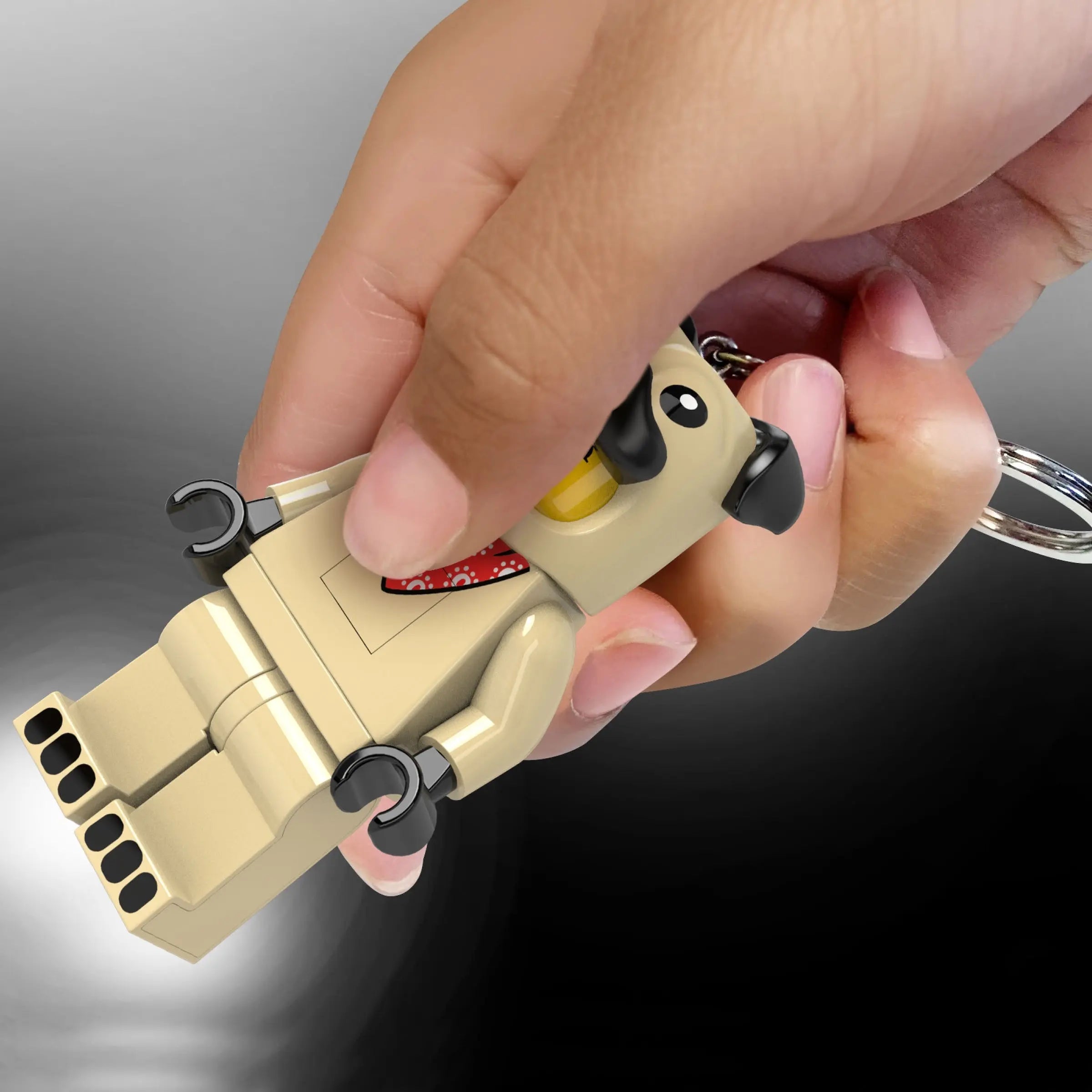 LEGO Minifigures Keychain Light - Pug Costume Guy (KE213H) | Santoki