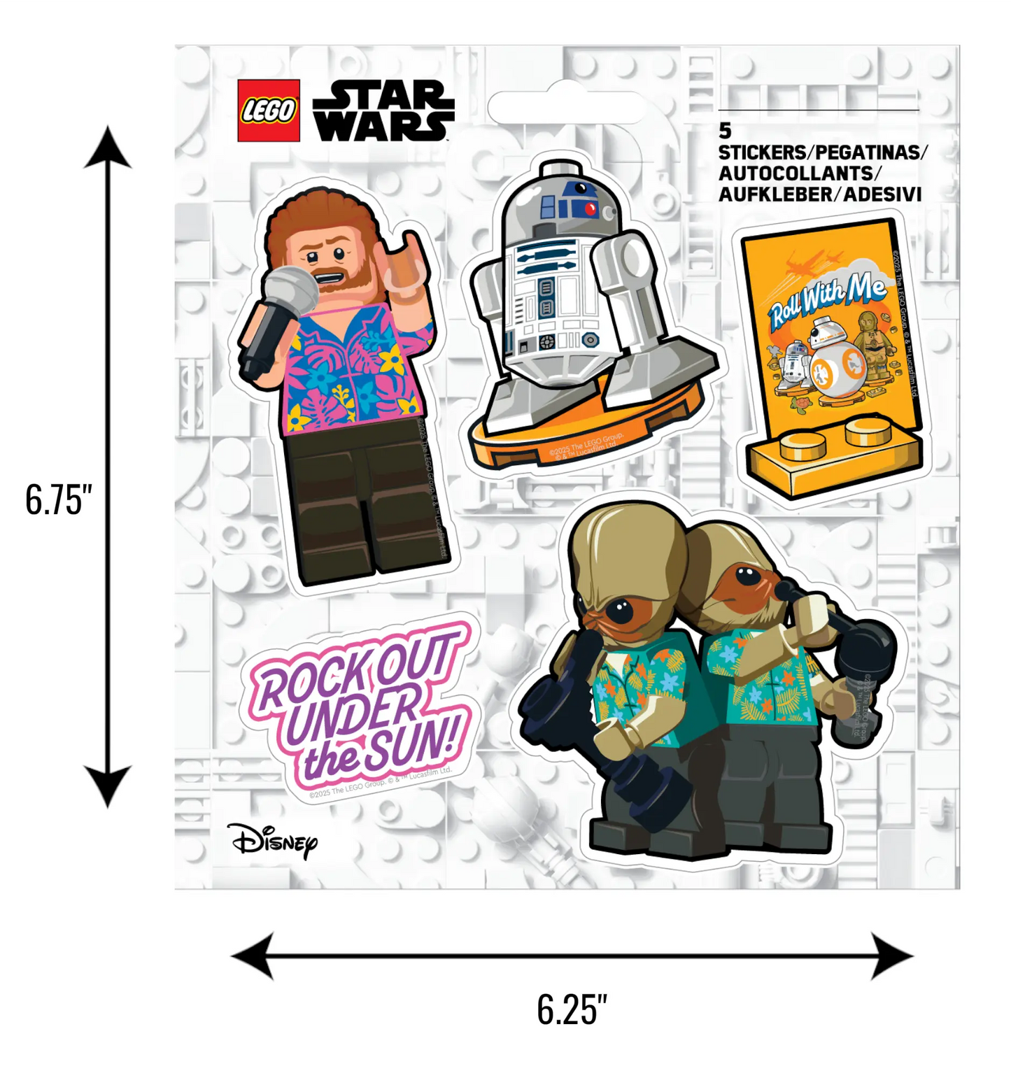 LEGO® Star Wars™ Sticker- R2-D2™ Vacation (53865) 