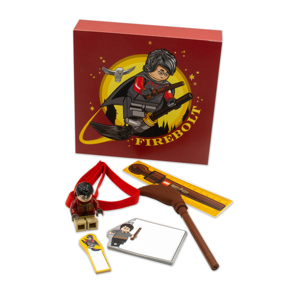 LEGO Harry Potter Box Set - Reader (53259), includes Harry Potter Head Lamp, 1 broomstick Gel Pen, 1 Sticky Note Pad, 1 Bookmark, 1 Sticky Page Marker Pad