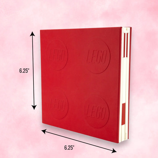 LEGO Locking Notebook with Gel Pen Red - in Box 