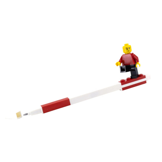 LEGO® Pen Pal Gel Pen with Minifigure - Red (53704)