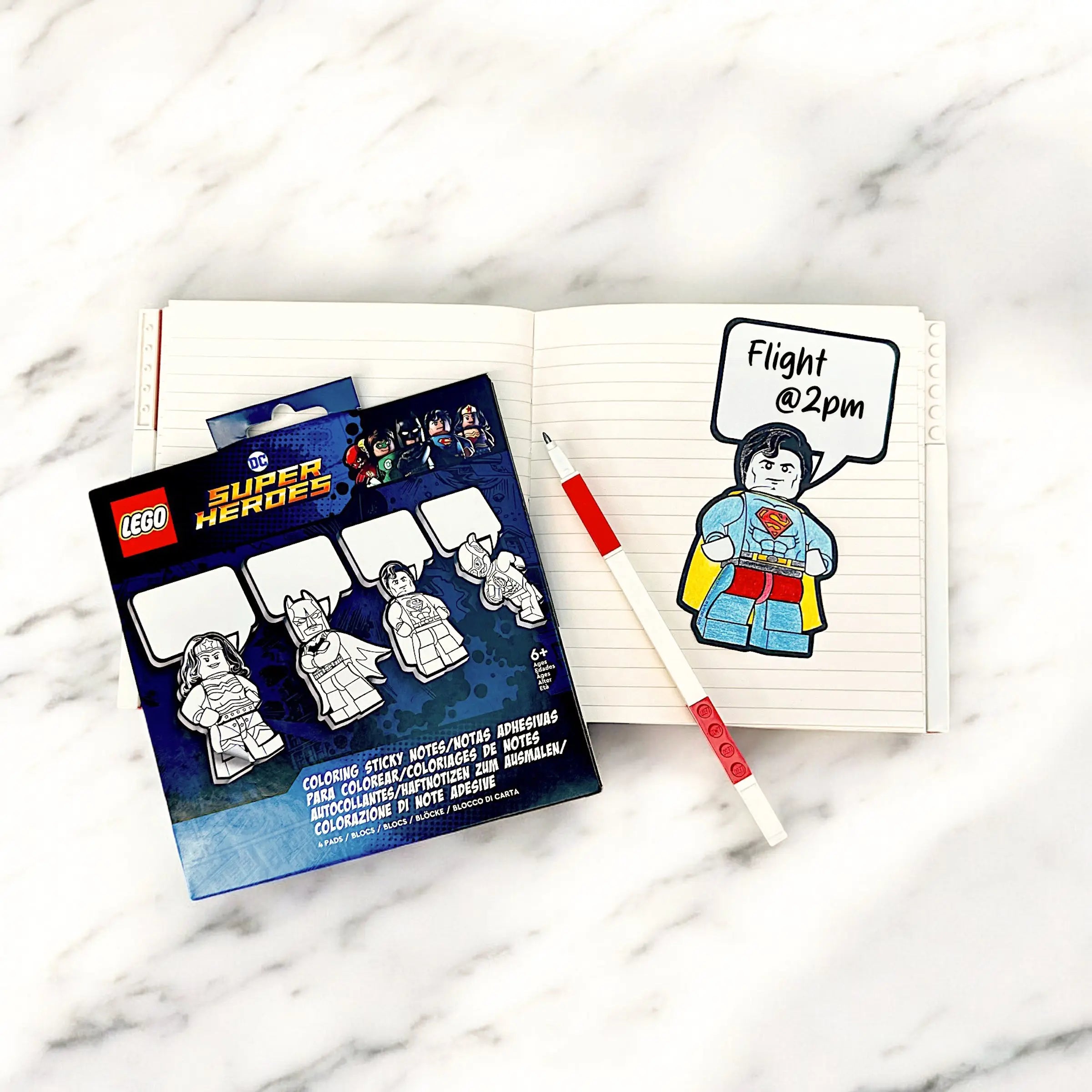 LEGO DC Coloring Sticky Notes - Batman (53478) | Santoki