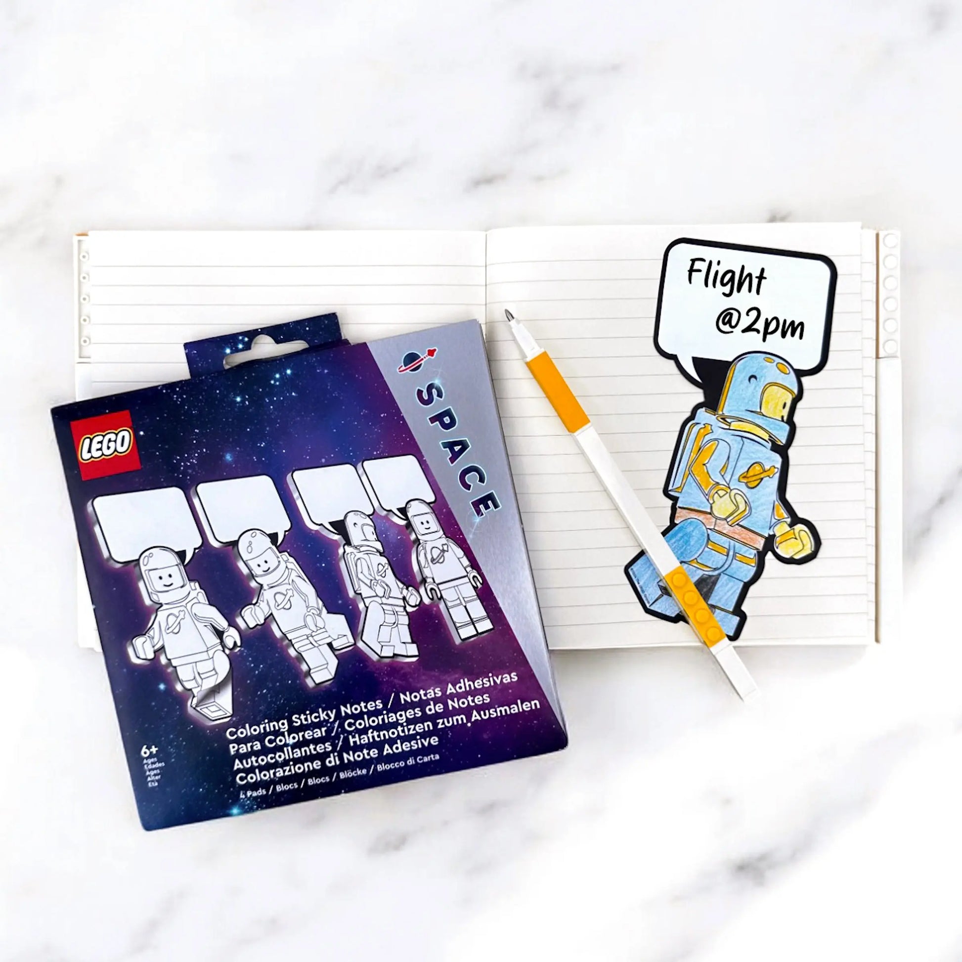 LEGO Coloring Sticky Notes - Space (53479) IQ Hong Kong, Ltd.
